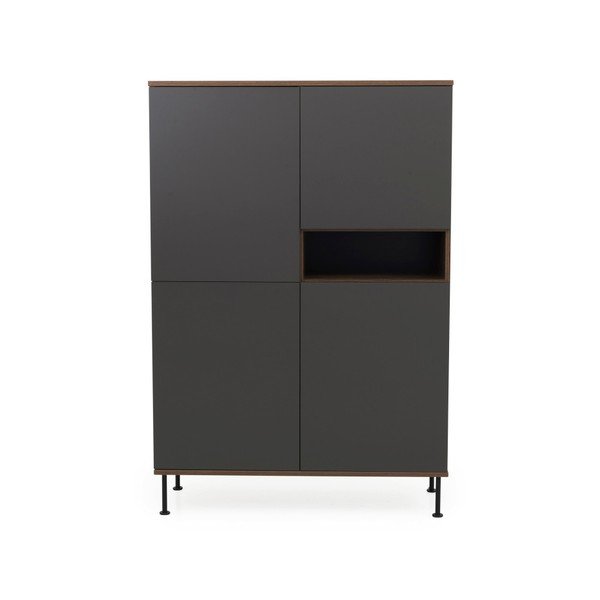 Dulap Tenzo Daxx, 110 x 161 cm, gri antracit
