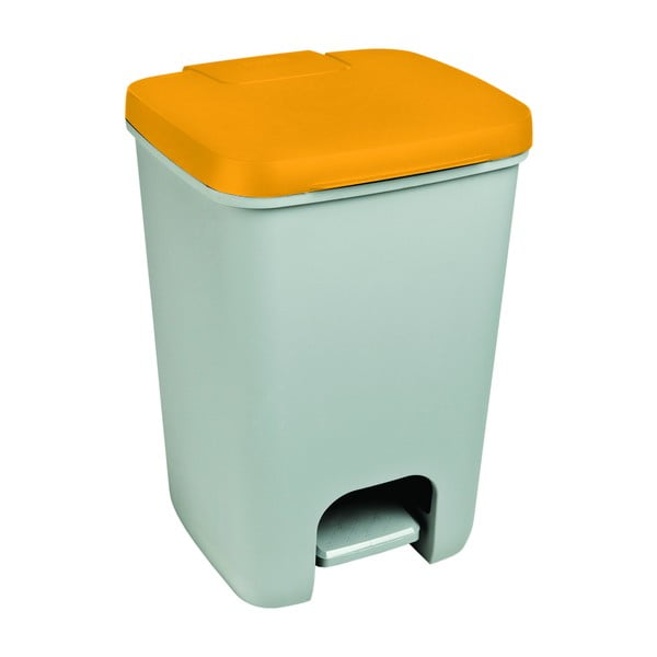 Coș de gunoi Curver Essentials, 20 l, gri - portocaliu