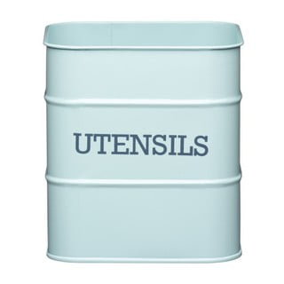 Vas metalic pentru ustensile de bucătărie Kitchen Craft Living Nostalgia, albastru