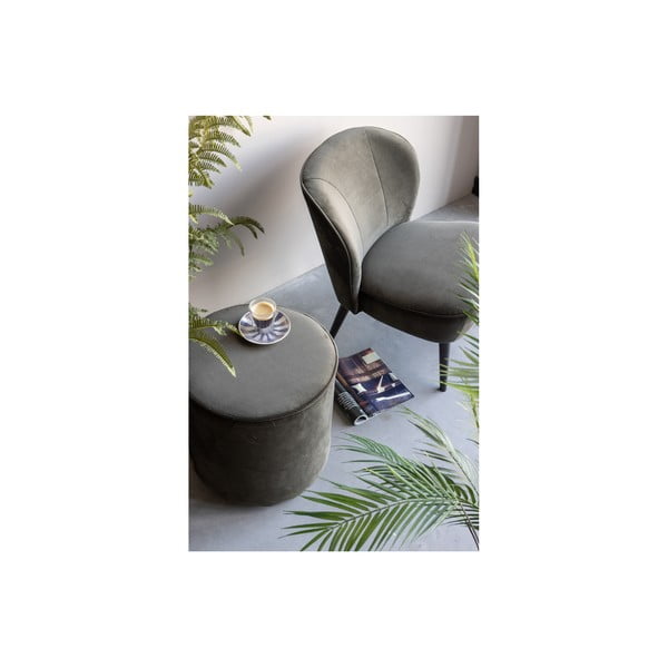 Puf WOOOD Sara High, verde măsliniu-image-3