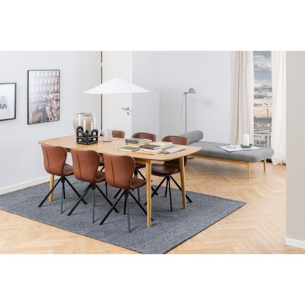 Scaun de dining maro coniac Batilda – Actona-image-2