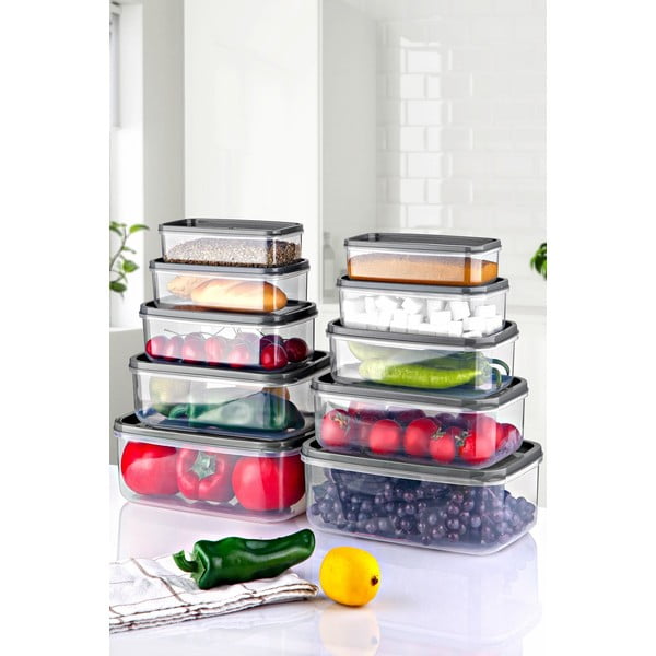 Recipiente pentru alimente 10 buc. – Hermia-image-1