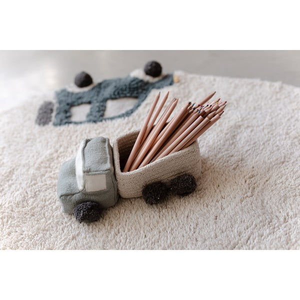 Coșuri de jucării pentru copii 2 buc. din material textil 24x14x8 cm Truck – Lorena Canals-image-3