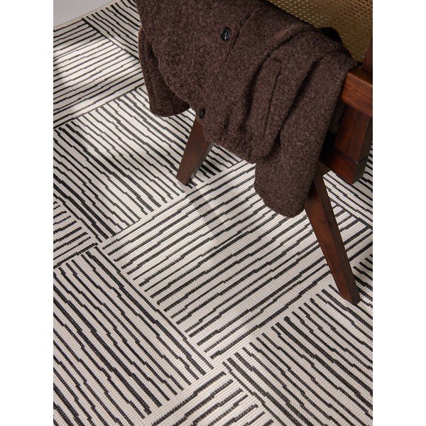 Covor pentru exterior și interior negru/crem 200x300 cm Haringey Nightingale – Ted Baker-image-3