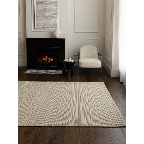 Covor fildeș țesut manual din amestesc de lână 160x230 cm Ravine – Asiatic Carpets-image-1