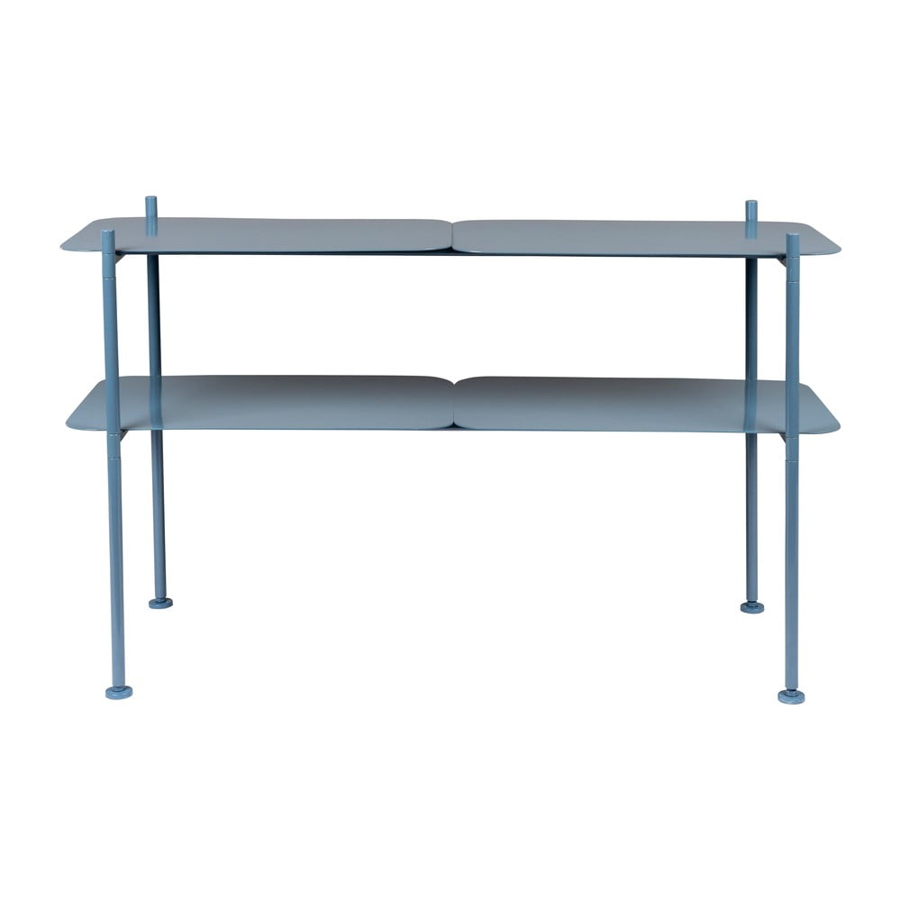 Etajeră albastru-deschis din metal 100x62 cm River – Zuiver