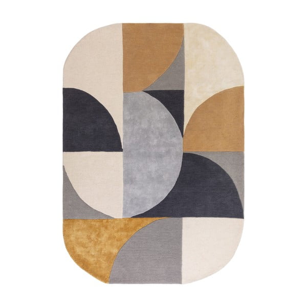 Covor galben ocru din lână 200x300 cm Sunset – Asiatic Carpets