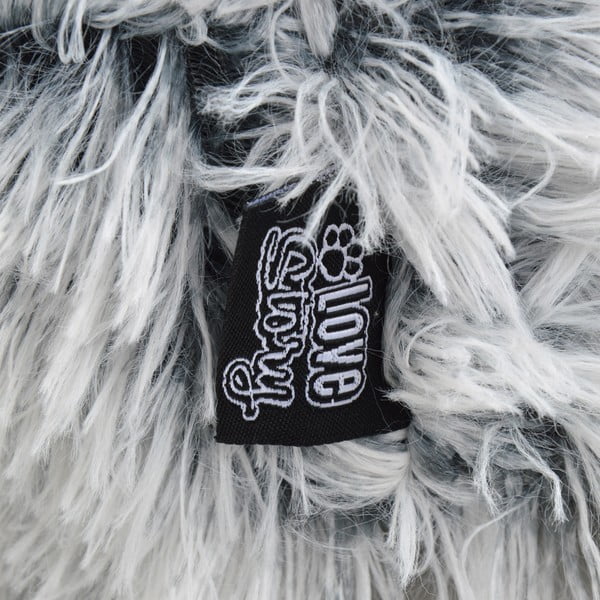 Pat pentru animale de companie alb pentru câini 80x60 cm Fluffy Heather – Love Story-image-3