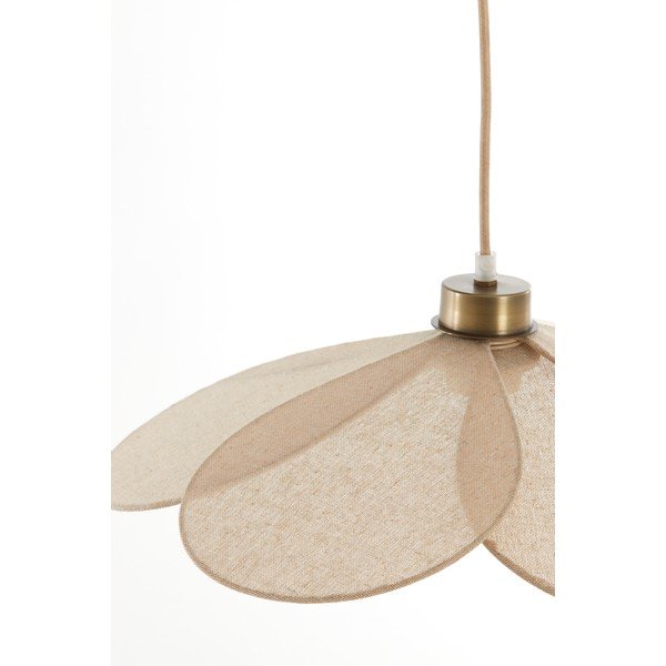 Lustră crem cu abajur textil Fyano – Light & Living-image-4