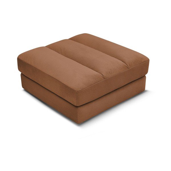 Taburet portocaliu cu tapițerie din catifea Sierra – Bobochic Paris-image-3