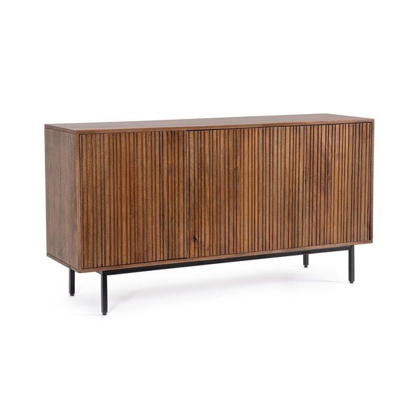 Comodă în culoare naturală din lemn de mango 140x75x40 cm Tadita – Bizzotto