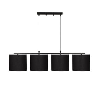 Lustră metalică cu abajur negru Opviq lights Jacob, negru