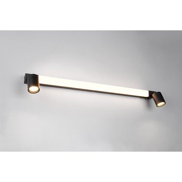 Aplică de perete negru-mat LED Enrico – Trio-image-2