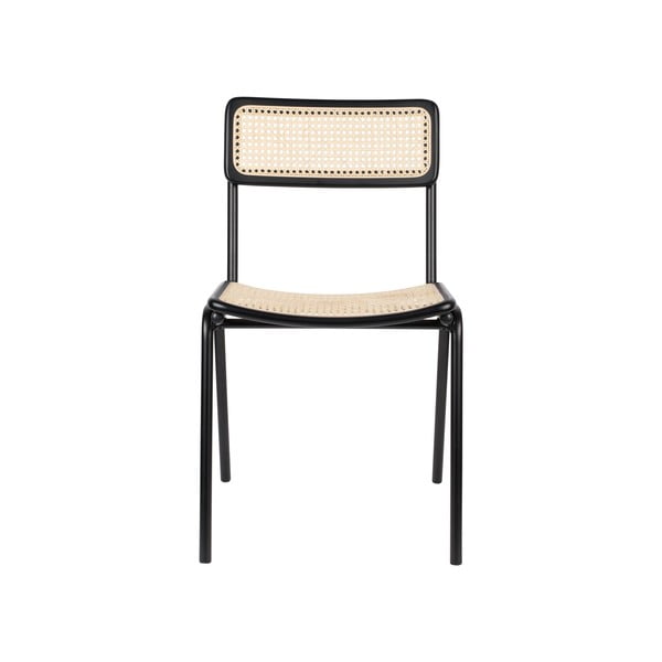 Set 2 scaune dining din ratan negru Jort- Zuiver-image-3