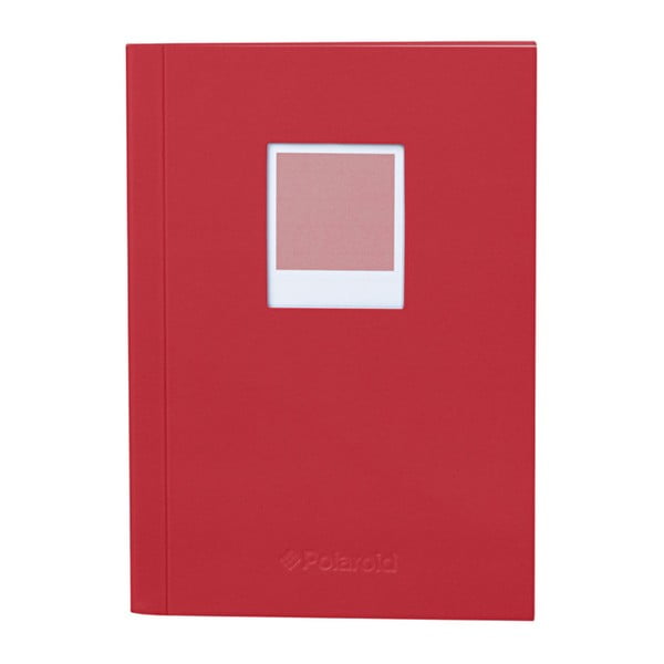 Caiet agendă Soft Touch Polaroid Flexi, roșu