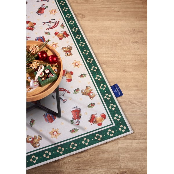 Covor verde 160x230 cm  cu model de Crăciun Green Christmas – Villeroy&Boch-image-2