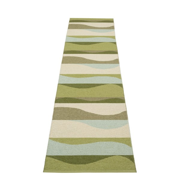 Covor tip traversă pentru interior și exterior verde 70x300 cm Urvi Woods – Pappelina-image-2