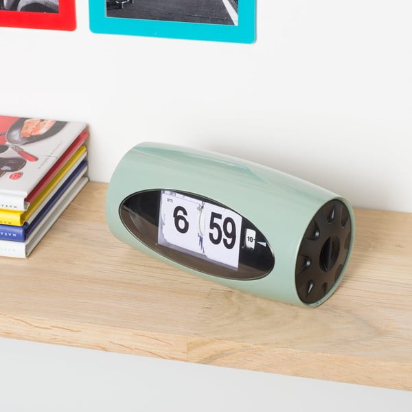 Ceas alarmă Le Studio Flip Alarm Clock, verde