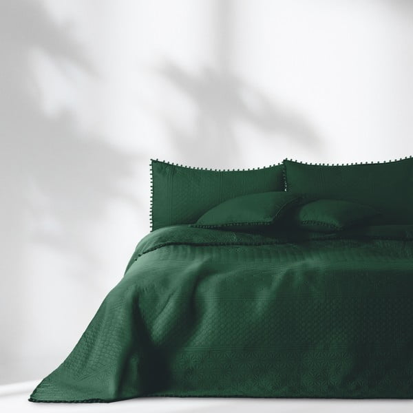 Cuvertură pentru pat AmeliaHome Meadore, 170 x 210 cm, verde