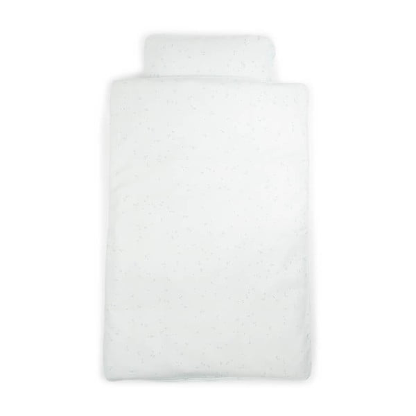 Lenjerie de pat din bumbac alb Done by Deer Jelly & Wally, 100 x 140 cm-image-1