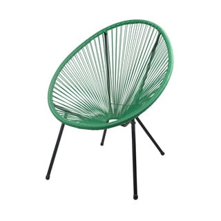 Fotoliu de grădină verde din plastic Dalida - Garden Pleasure