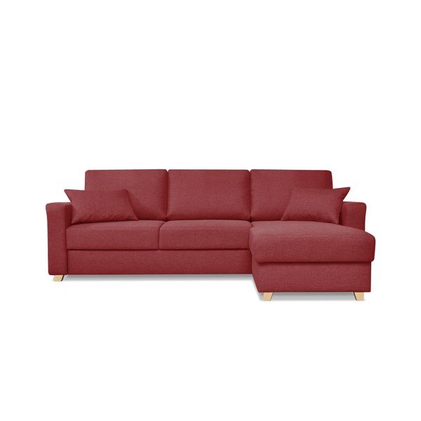 Canapea extensibilă Cosmopolitan design Nice, roșu-image-3