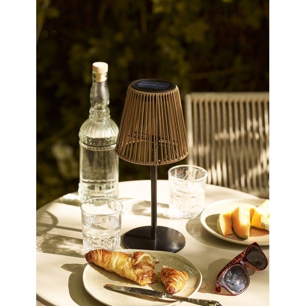 Corp de iluminat pentru exterior LED de masă/portabil solar ø 14 cm Salford – House Nordic-image-1