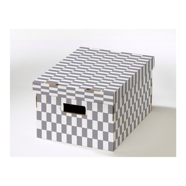 Set 2 cutii pentru depozitare din carton ondulat Compactor Lenny, 40 x 31 x 21 cm