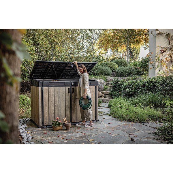 Dulap de grădină maro din plastic – Keter-image-1