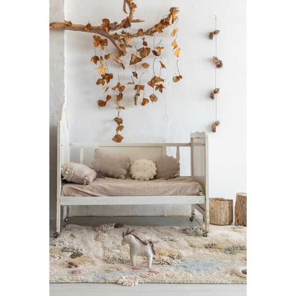 Covor de joacă pentru copii bej din bumbac 120x160 cm Path of Nature – Lorena Canals-image-1