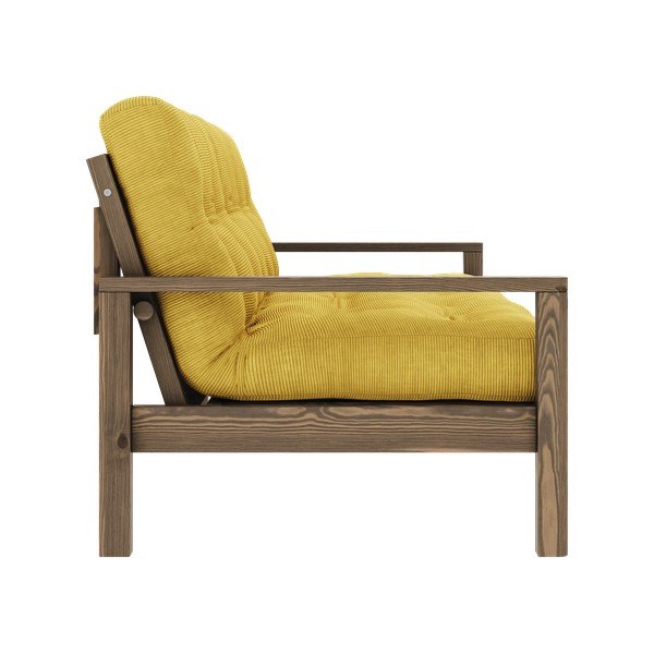 Canapea galbenă extensibilă 205 cm Knob – Karup Design-image-4