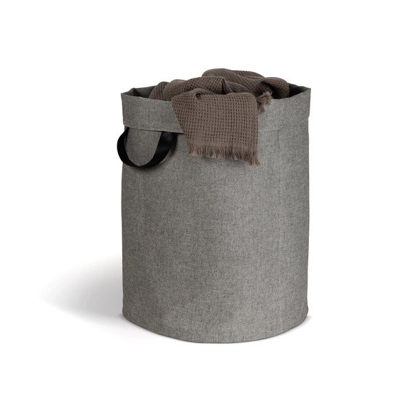 Coș de rufe gri din material textil 69 l Soft Storage – Bigso-image-2