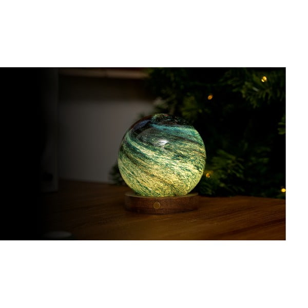 Decorațiune luminoasă maro închis/în culoare naturală închisă cu USB ø 12 cm Stellar Ocean – Gingko-image-4