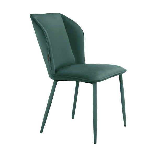 Scaune de dining verde 2 buc. din catifea Wilma – Støraa