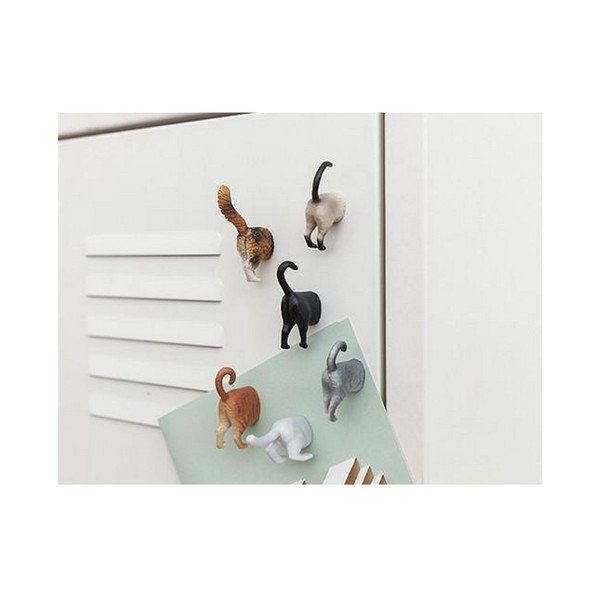 Set 6 magneți de frigider în formă de pisici Kikkerland-image-2
