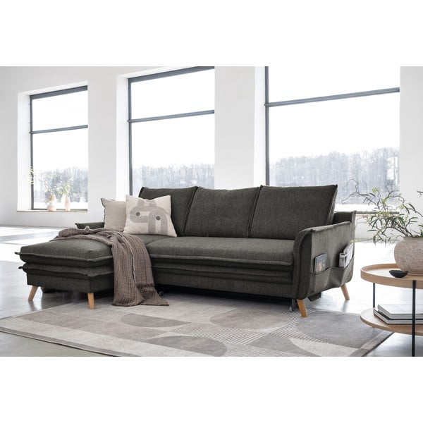 Colțar gri închis extensibil (cu colț pe partea stângă ) Charming Charlie – Miuform-image-3