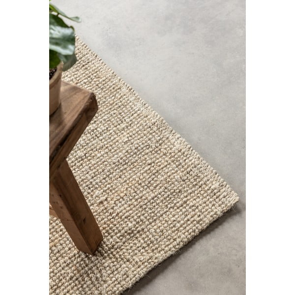 Covor tip traversă crem din iută 80x200 cm Bouclé – Hanse Home-image-4
