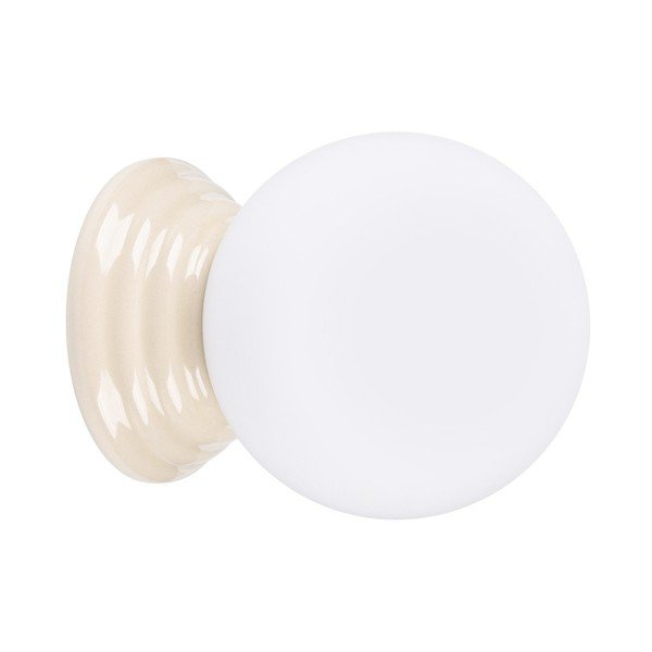 Aplică de perete bej din ceramică ø 12 cm Farsa – Sollux