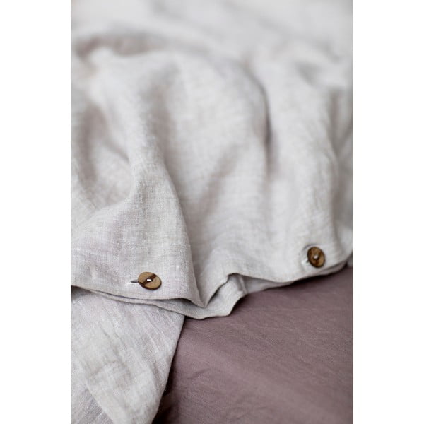 Husă pentru pilotă din in Linen Tales, 140 x 200 cm, natural-image-1