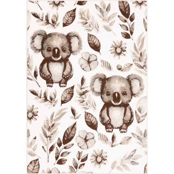 Covor pentru copii bej 200x280 cm Baby Koalas – FD