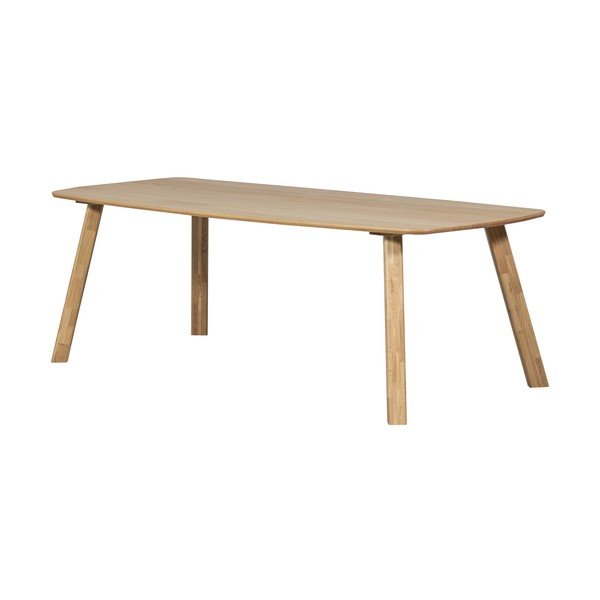 Masă de dining din lemn de stejar 100x220 cm Tablo – WOOOD-image-2