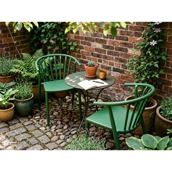 Scaun de grădină verde Capri - Bonami Essentials -image-1
