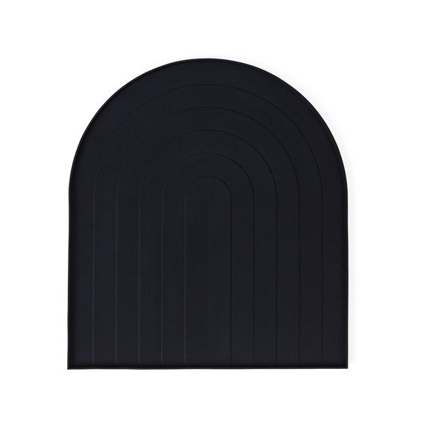 Scurgător de vase negru din silicon 40x36 cm – OYOY Living Design
