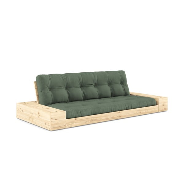 Canapea verde extensibilă 244 cm Base – Karup Design
