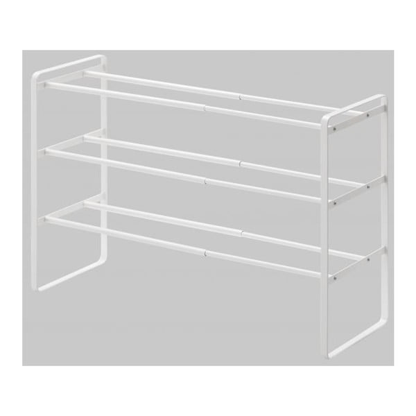 Pantofar ajustabil cu 3 etaje YAMAZAKI Maebashi, alb-image-4