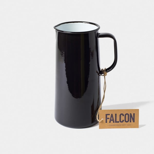 Ulcior smălțuit Falcon Enamelware TriplePint, 1,704 l, negru