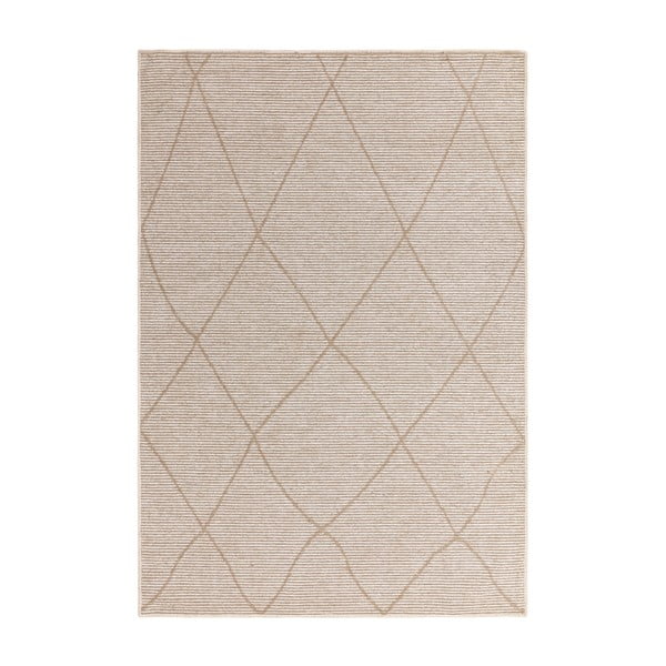 Covor crem din amestec de iută 120x170 cm Mulberrry – Asiatic Carpets