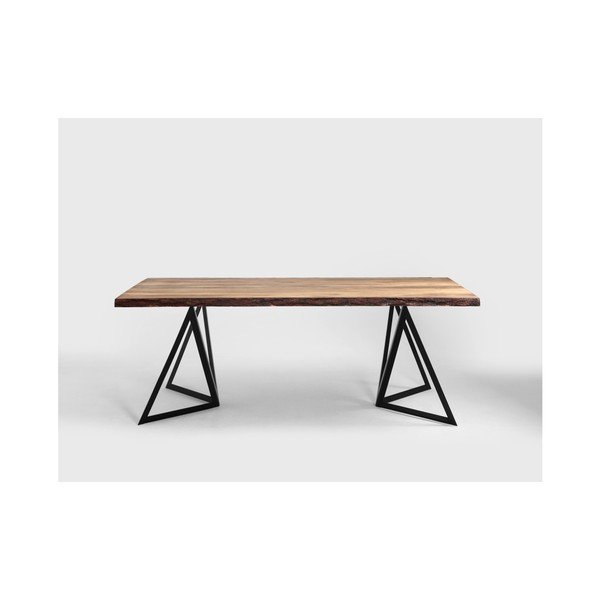 Masă cu blat din lemn de pin Custom Form Sherwood Dark, 240 x 100 cm-image-1