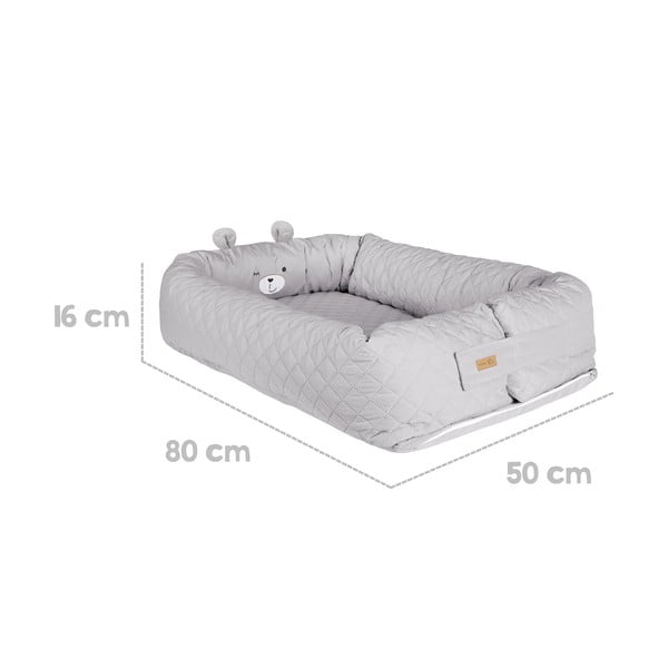 Cuib pentru bebeluș gri deschis Roba style – Roba-image-3