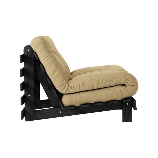 Fotoliu galben muștar Roots Black Night – Karup Design-image-4